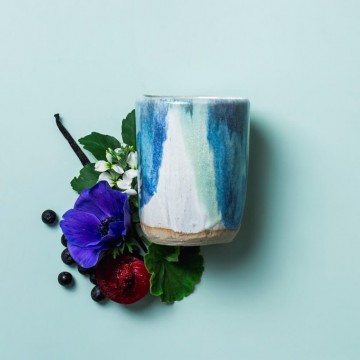 Handcrafted Ceramic Candles - Cabana - Wild Plum & Violet